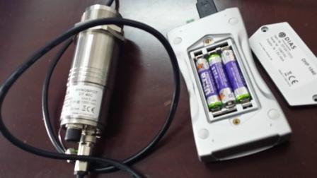 USB連接紅外測(cè)溫儀和DHP1040, 無(wú)需其它供電